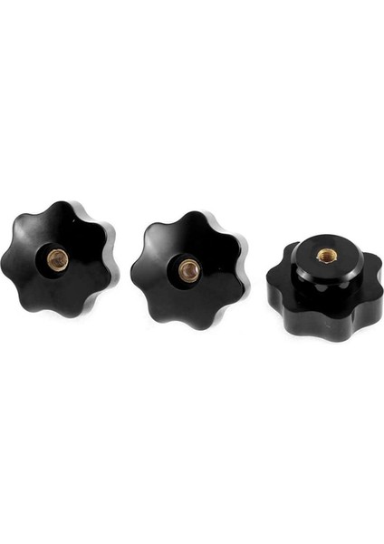 20PCS M6 Dişi Düğme Vidaları M6 x 32MM Dişi Dişli Yıldız Kafa Kelepçeleme Düğmesi Kavrama Siyah (Yurt Dışından) indirimleri