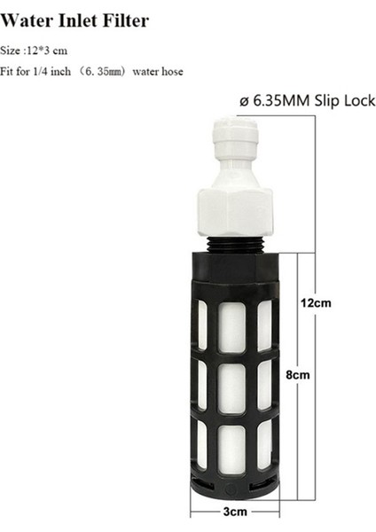 1/4 Inç Su Hortumu Için Pompa ve Su Püskürtücü Sisleme Sistemi Için 3x Su Filtresi (Yurt Dışından) fırsatları