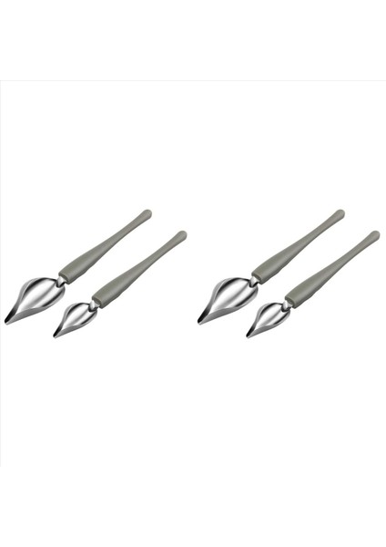 Mutfak Çizim Dekorasyon Kaşık Seti 4 Pc Saucier Çiseleyen Kaşıklar Dekoratif Kek Için Dekorasyon Kalem Kaşığı Kahve (Yurt Dışından) modelleri