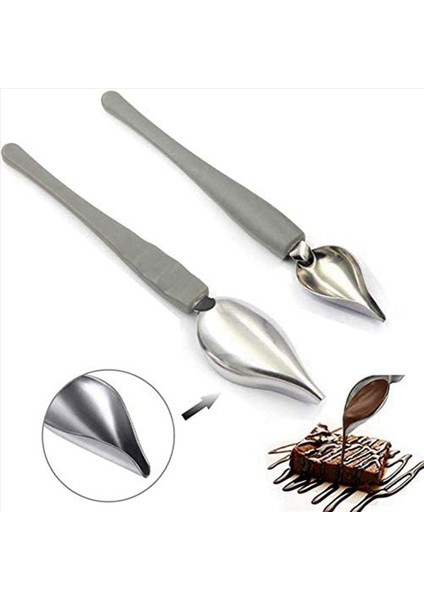 Mutfak Çizim Dekorasyon Kaşık Seti 4 Pc Saucier Çiseleyen Kaşıklar Dekoratif Kek Için Dekorasyon Kalem Kaşığı Kahve (Yurt Dışından) indirimleri