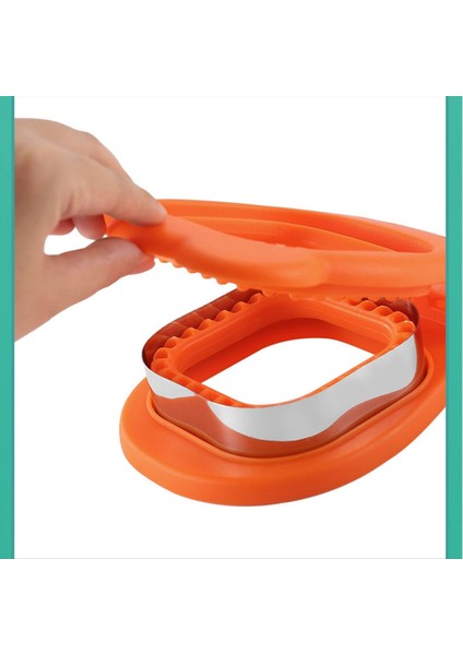 3 Paket Sandviç Kesici ve Çocuklar Için Mühürleyici Dıy Azaltma Kare Yuvarlak Kalp Cep Sandviçleri Harika (Yurt Dışından)