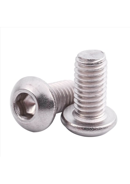 M6X12MM Paslanmaz Çelik Altı Soket Düğmesi Kafa Vidaları 250 Pcs (Yurt Dışından) fiyatları