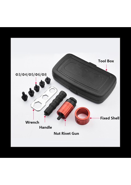 Perçin Somun Tabancası Perçinleme M3-M8 Kablosuz Perçinleme Matkap Elektrik Adaptörü Ev Metal Kalp Parçaları Için Somun Aracı (Yurt Dışından) fırsatları