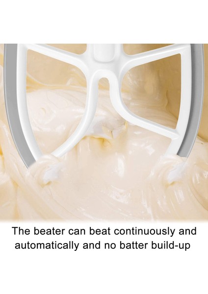 2x 5qt Mutchanaid Stand Mikser Kasesi Sıyırıcı Için Düz Çırpıcı Kürek Değiştirme Asseccories EKLERI-K4SS 5K5SS 5 &amp 500 (Yurt Dışından) modelleri