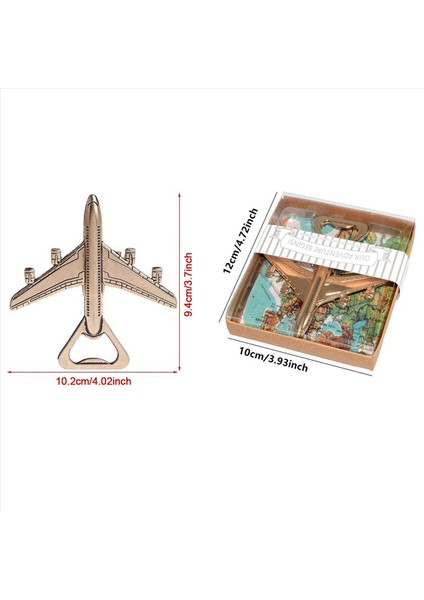 48 Uçak Şişesi Açıcı Kutusu Hava Uçak Seyahat Bira Şişesi Açıcı Partisi Düğün Doğum Günü Dekorasyonları (Yurt Dışından) modelleri