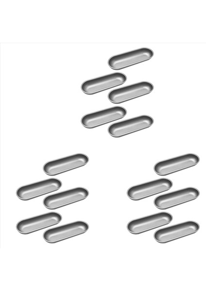 15 Adet Sosisli Sandviç Kalıp Karbon Çelik Sosis Çubuk Pişirme Yazılımı Oval Sosisli Kulübü Çörek Pişirme Tavası Dıy Ev Yapımı Ekmek Alet (Yurt Dışından)