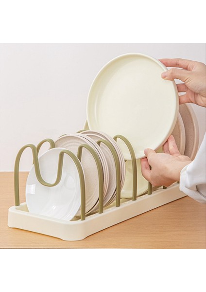 Dolap Için Tencere ve Tavalar Organizatör Ayarlanabilir Eklenti Bölücü Zeytin Yeşili ile Mutfak Tezgahı Için Saksı Kapağı Tutucu (Yurt Dışından) modelleri