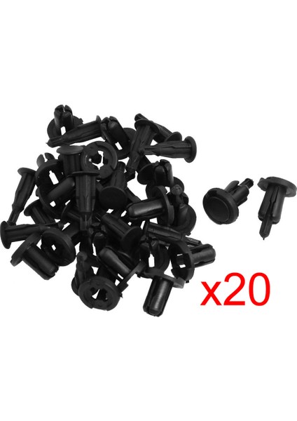 20 Pcs 10MM Delik Plastik Tampon Klipsleri Panel Dolunucu Trim Klipler Yeni (Yurt Dışından)