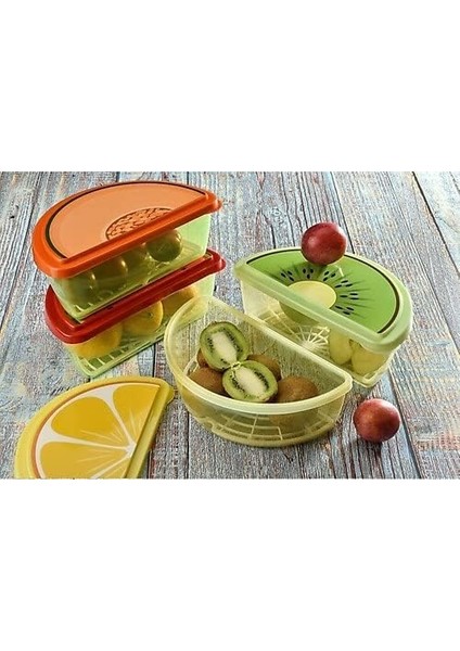 Meyve Şekilli Renkli Kapaklı Saklama Kabı fiyatları