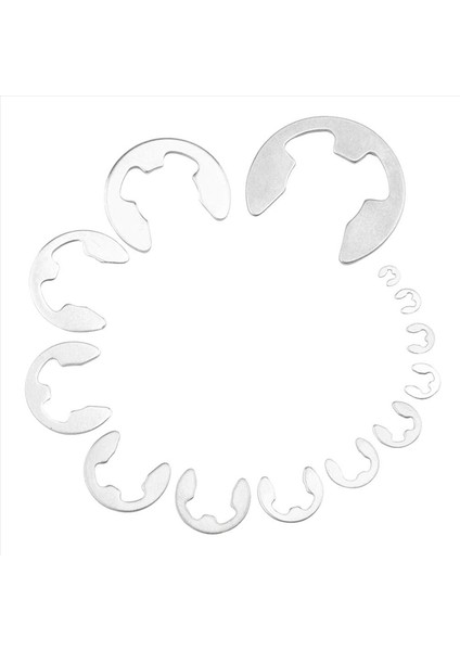 580PCS E Klips Circlip Yıkama Çubukluk Kiti Paslanmaz Çelik 1 2-15 mm Kasnak Milini Için Harici Tespit Halka Klipsi (Yurt Dışından) fırsatları