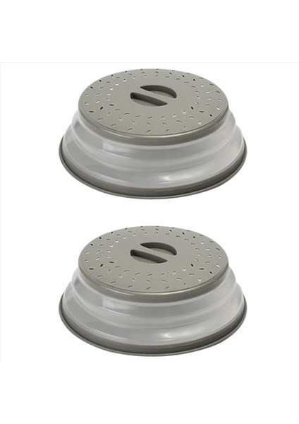 2x Mikrodalga Kapağı Kapak Katlanabilir Mikrodalga Mikrodalga Yiyecek Kapağı Kapağı Katlanabilir Mikrodalga Meyveler Için Uygun (Yurt Dışından)