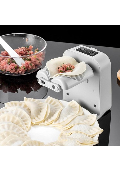 Hambraj Makinesi Empanada Maker Press Otomatik Elektrikli Hambraj Makinesi Hambraj Cilt Presleme Makinesi Gri-Beyaz (Yurt Dışından) modelleri