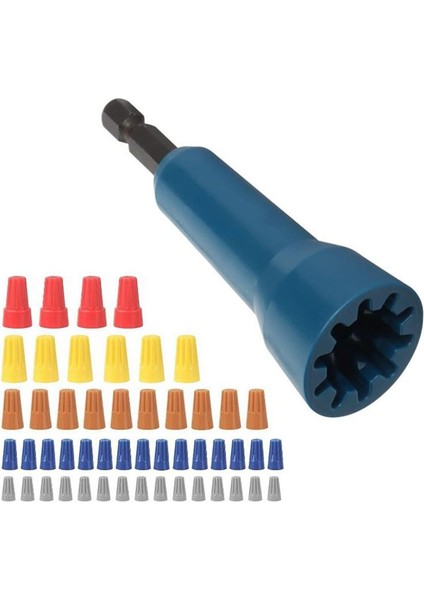 Tel Bükülme Aracı Tel Fındık Sürücüsü Döndürme Bükümlü Tel Konektörler Soketi Tel Bükülme 1/4 Inç Kıkırdama A (Yurt Dışından)