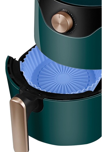 Hava Fritöz Silikon Pot Mat Kek Kalıpları Silikon Sepet Pişirme Tavası Mikrodalga Hava Fritözü Liner Aksesuarları A (Yurt Dışından) fırsatları