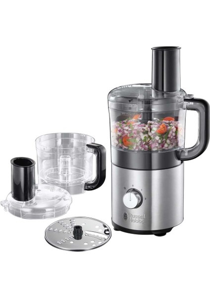 Hobbs 25280-56 Kompakt Mini Mutfak Makinesi Yerden Tasarruf Sağlayan Tasarım, Paslanmaz Çelik