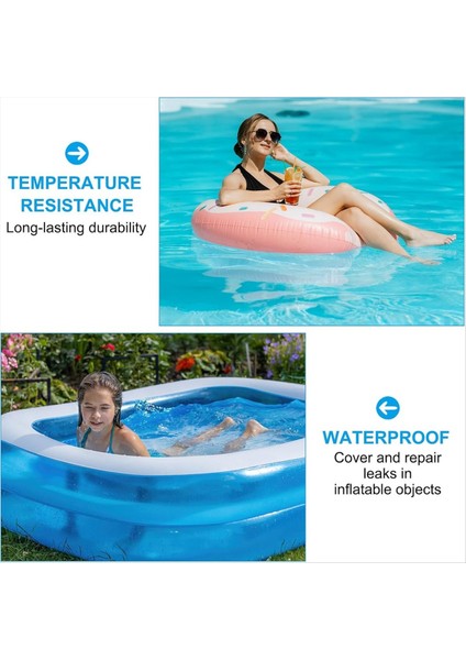 Şişirilebilir Yama Onarım Kiti 2 8 x 2 8 Inç 30PCS Çadır Havası Şamandıraları Için Su Geçirmez Tpu Onarım Bandı (Yurt Dışından) fiyatları