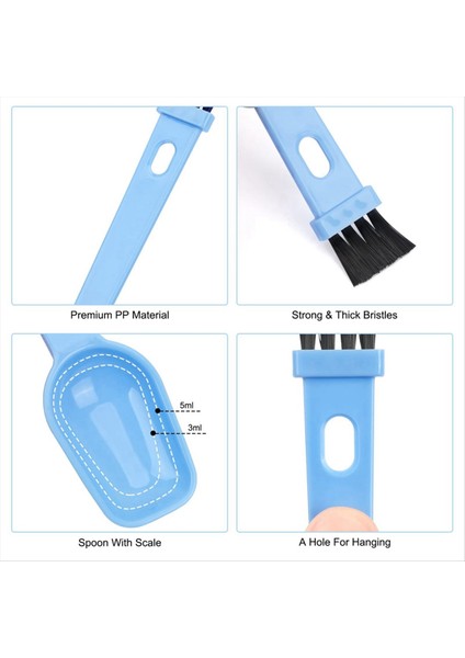 2&#39 Si 1 Arada Kahve Öğütücü Fırçası Kaşıkla 8 Pcs Espresso Öğütücü Fırçası Taşınabilir Kahve Fasulyesi Öğütücü Temizleyici Fırça (Yurt Dışından) modelleri