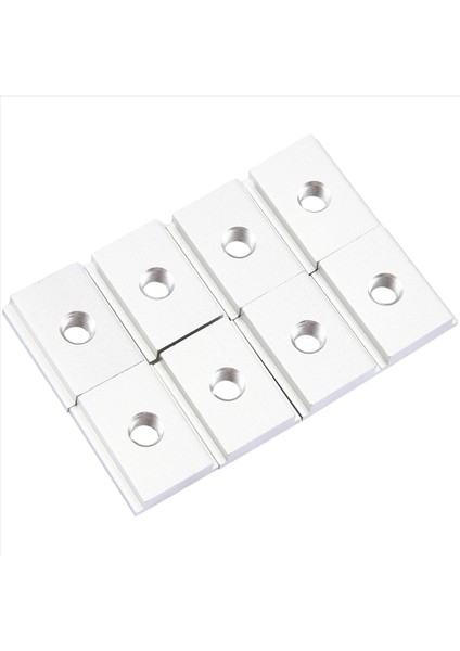 8 Adet M8 T Tip Parça Kaydırıcısı 30/45 Tip Kelepçe Vidalı Groover Aracı Aracı Gümüş (Yurt Dışından) modelleri