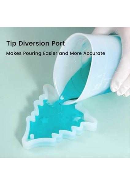 Reçine Silikon Ölçüm Kupası Takım Kiti - Silikon Karıştırma Çubuk Pipet Dayanıklı Epoksi Reçine Malzemeleri Kalıp Için Uygun (Yurt Dışından) fırsatları