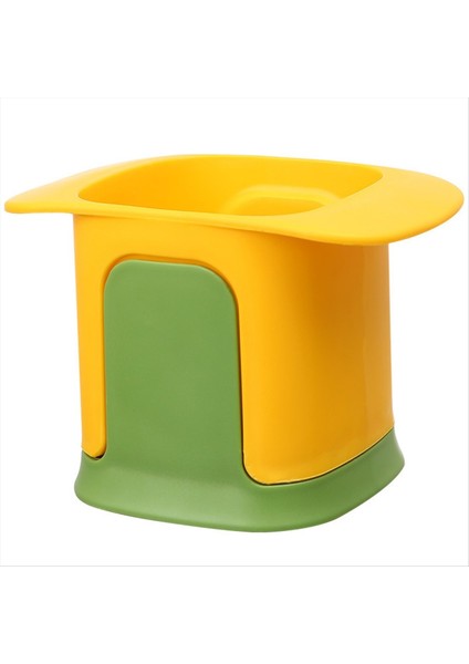 Dilimleyici Meyve Kıyıcı Kıyıcı Aletler Havuç Gıda Kıyıcı Portatif Patates Helikopter El Pres Patates Kesiciler Sarı (Yurt Dışından)