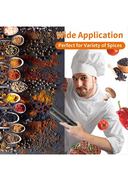 Sıcak LED Işıklı Elektrik Tuzlu Karabiber Öğütücü Mutfak Restoran-2 Için Otomatik Değirmen Öğütücü (Yurt Dışından) indirimleri