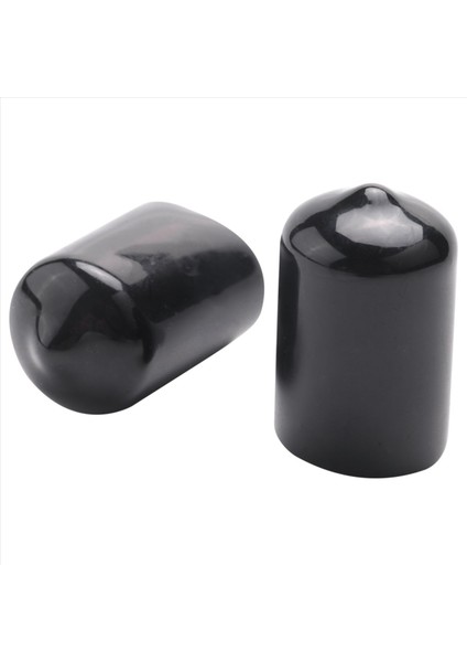 60PCS Kauçuk Uç Kapakları 16MM Kimlik Pvc Yuvarlak Tüp Cıvatası Kapak Vidalı Iplik Koruyucular Siyah (Yurt Dışından) fiyatları