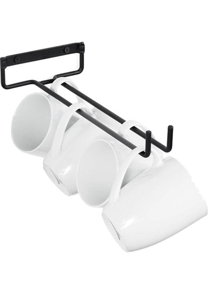 10 Pcs Stemware Şarap Camı Depolama Rafı Duvara Monte Mutfak Depolama Rafı Siyah 11 Inç / 30 cm (Yurt Dışından) fırsatları