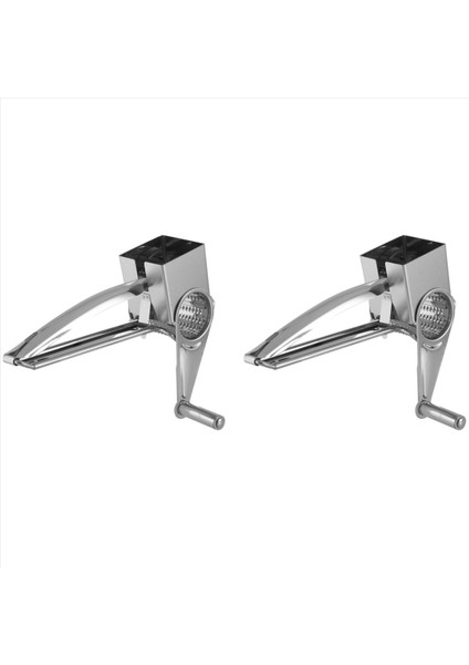 2x Döner Peynir Grater-Painless Çelik Peynir Grater Grater Kesici Öğütücü Peynir Sebze Fındık Çikolata (Yurt Dışından)
