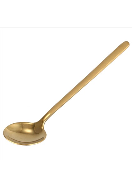 12PCS Yuvarlak Şekli Kahve Kaşık Paslanmaz Çelik Mini Çayık Teaspoons Şeker Tatlı Kaşık Dondurma Çorba Kaşığı Mutfak (Altın) (Yurt Dışından) indirimleri