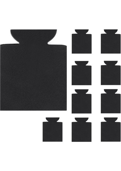 10PCS Neopren Bira Soğutabilir Bardak Şişe Kılıf Izolatör Sargısı Kapağı Yeni Siyah (Yurt Dışından)