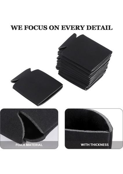 10PCS Neopren Bira Soğutabilir Bardak Şişe Kılıf Izolatör Sargısı Kapağı Yeni Siyah (Yurt Dışından) fırsatları