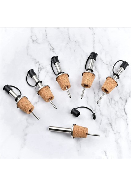 160 Pcs Şarap Dökücüler Şarap Dökücü Dökme Likör Şişe Yağ Dökme Yağ Döküm Kauçuk Şarap Şişe Mantarları (Yurt Dışından) fiyatları