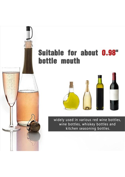 160 Pcs Şarap Dökücüler Şarap Dökücü Dökme Likör Şişe Yağ Dökme Yağ Döküm Kauçuk Şarap Şişe Mantarları (Yurt Dışından) modelleri