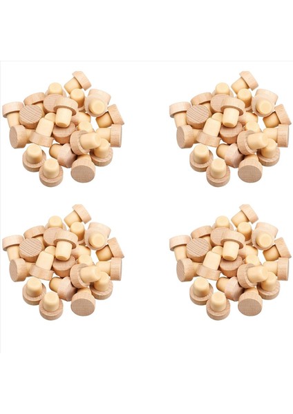 120PC Şarap Şişesi T Şaraplı Ahşap Tıpa Şarap Ahşap Tıpa Şarap Durdurucu Yeniden Kullanılabilir Ahşap Tıpa ve Şarap Durdurucu (Yurt Dışından)