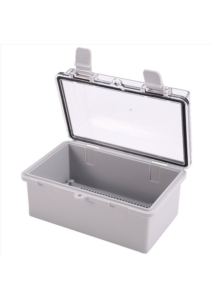 Su Geçirmez Gri Kapak Muhafaza Kutusu Abs Abs Plastik Açık Su Geçirmez Elektrik Kutusu Junksiyon Kutusu 210X130X110MM (Yurt Dışından)