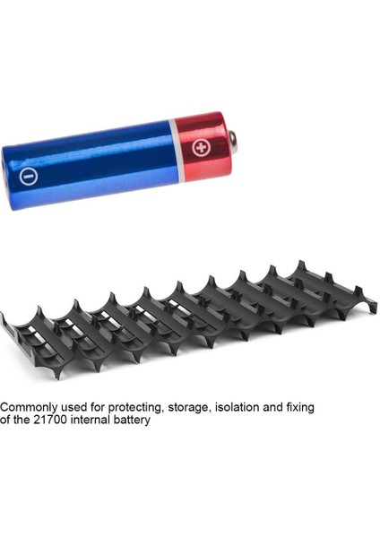 10PCS Abs Reçine 21700 Pil Aralayıcı Koruyucu Tutucu Silindirik Hücre Depolama Braketi (Yurt Dışından) modelleri