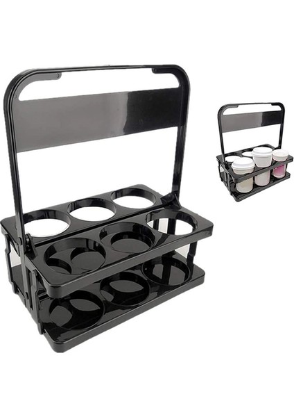 Dış Ayı Barbekü Piknik Güvenli ve Kolay Ulaşım Için Katlanabilir Bira Şişesi Taşıyıcı Kahve Raf Sepeti 6 Şişe-Siyah Alıyor (Yurt Dışından) fırsatları