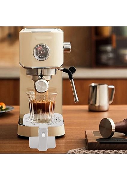 Kahve Makinesi Ölçekli Braket Ekstraksiyon ve Tartım Ayarlanabilir Braket Kahve Tartım Standı (Beyaz 2) (Yurt Dışından) fiyatları