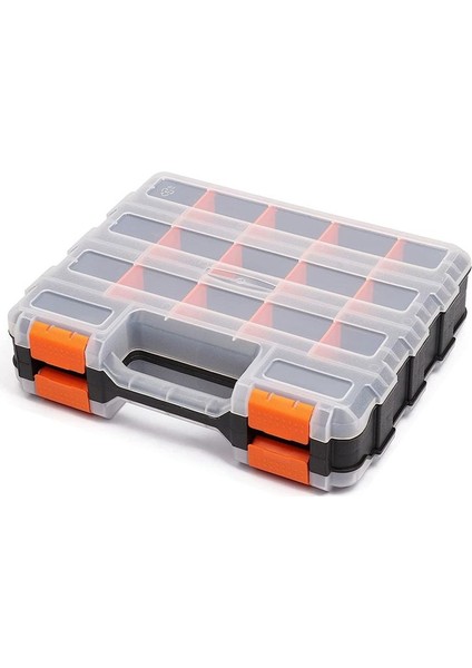 Çift Taraflı Araç Organizatör Donanım Aracı Aksesuar Kutusu Parçalar Kutu Araç Kutusu (Yurt Dışından)