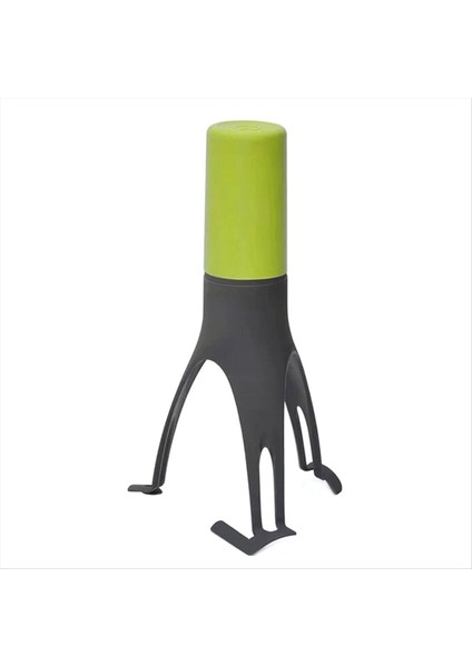 Mutfak Üçgen Yumurta Çırpma Mini Yarı Otomatik Çırpma Pişmiş Gıda Karıştırma Aracı Tava Karıştırma Çubuğu Gıda Mikseri Yeşil ve Gri (Yurt Dışından)