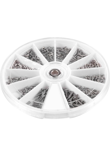 1800 Pcs Küçük Paslanmaz Çelik Vidalar 12 Tür Somun Çiftliği + 3 Adet Tornavida (Yurt Dışından) fiyatları