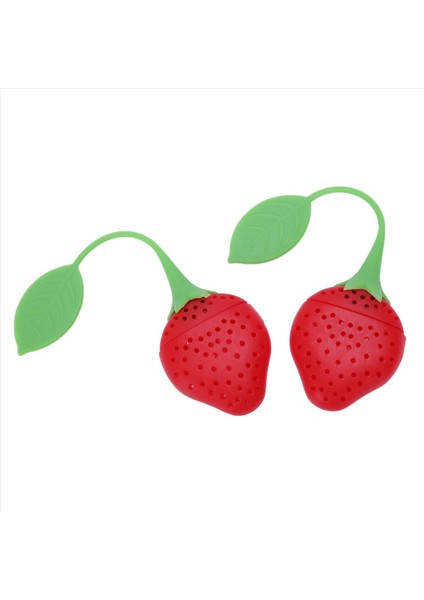 4pcs Silikon Çay Infüzör Top Pass Filtre Çay Infüzör Süzgeç Kaşık Çilek Çeşitliliği (Yurt Dışından) fiyatları