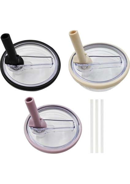 3 Pack 40OZ Tumbler Flip Saman Kapağı Değiştirme Bardak Flip Saman Kapağı Değiştirme Bardbler Flip Saman Kapağı Bardağı Bardak Kapağı (Yurt Dışından)
