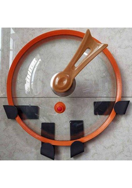 24PCS Plastik Pot Tavan Kapağı Raf Klipsi Tencere Kapak Çerçevesi Pot Kapakları Depolama Bulaşıkları Depolama Organizatör Tutucu (Yurt Dışından) fırsatları