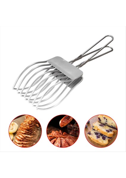 Paslanmaz Çelik Dilimleyici Sığır Eti Kesme Klipsleri Yiyecek Servis Mutfak Gadget Meyve Için Kesim (Yurt Dışından) fiyatları