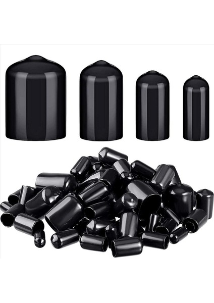 320 Parça Kauçuk Uç Kapaklar Esnek Cıvata Kapakları Vida Kapakları 4 Boyutta 1/4 Ila 3/4 Inç (Siyah) (Yurt Dışından) fiyatları