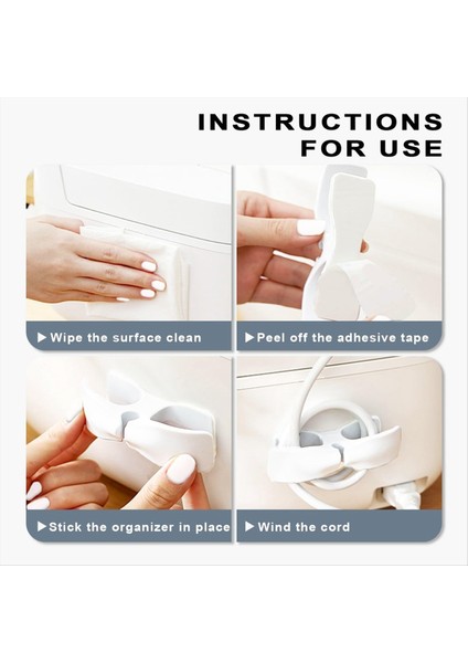 4pcs Mutfak Gadget Aletleri Kablosu Organizatör Kablo Tel Sargalı Fiş Kaleci String Hider Stand Mixer Blender Için (Yurt Dışından) modelleri