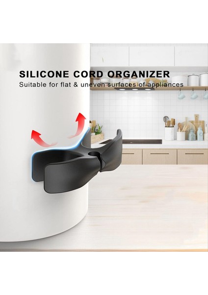 4pcs Mutfak Gadget Aletleri Kablosu Organizatör Kablo Tel Sargalı Fiş Kaleci String Hider Stand Mixer Blender Için (Yurt Dışından) fırsatları