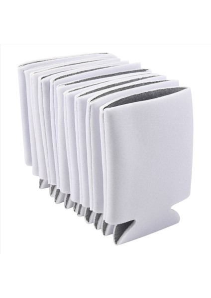 10PCS Neopren Bira Soğutabilir Kupa Şişe Kılıf Izolatör Sargısı Kapağı Yeni Beyaz (Yurt Dışından) modelleri