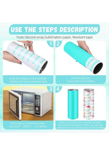 Sublimasyon Tumbler Silikon Bantlar Kovan Kiti 4 Silikon Kupa Sarısı 4 Isı Pres Bantları ve Isı Eldivenleri Dahil (Yurt Dışından) fırsatları